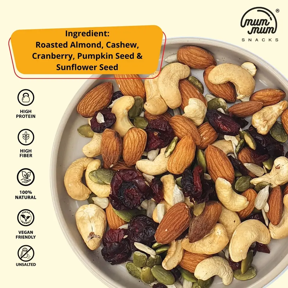 Power Trail Mix (Formerly Known as Gym Booster)  - Almond, Cashew, Cranberry, Pumpkin & Sunflower Seed — photo 2